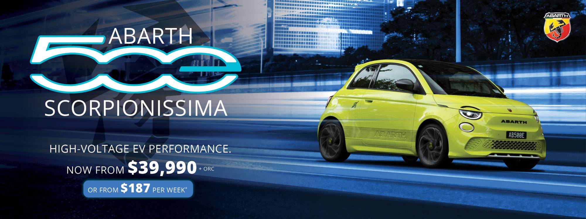 Banner Fiat 500e 750x Mar26